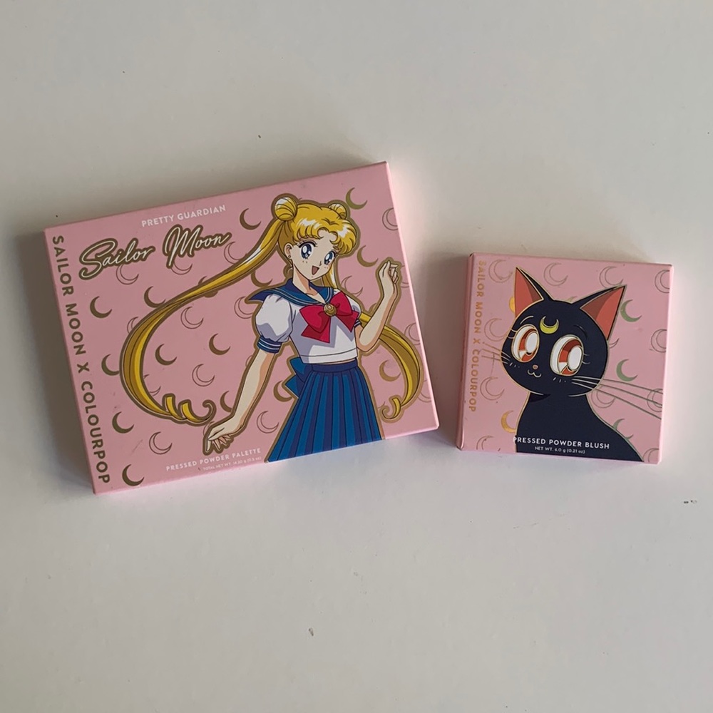 Colourpop Sailor Moon blush and eyeshadow set 💖